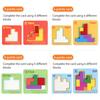 Logical Thinking Puzzles Intelligence Game Kids Toys Montessori Geometric Tangram Thinking Training Challenge Board Game Toys