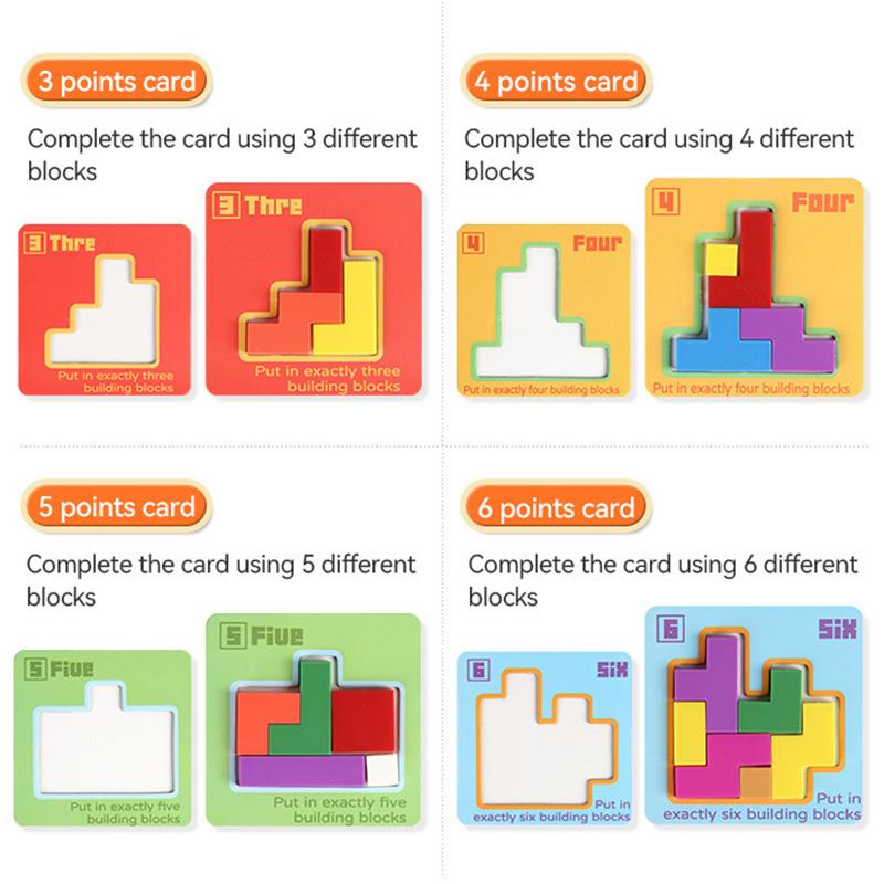 Logical Thinking Puzzles Intelligence Game Kids Toys Montessori Geometric Tangram Thinking Training Challenge Board Game Toys