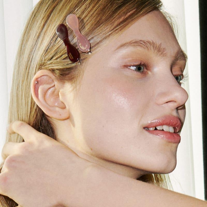 CARRY BARRETTE Mini Ribbon Hair Pin