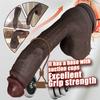 Liquid Silicone Lifelike Penis for G Spot & Anal Play Thick Soft Silicone Dildo Sex Toy with Strong Suction Cup, Hands-Free Adult Sex Toy