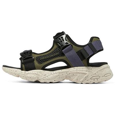 Stamina Sandale Fischer Bequem Leichtgewicht Strand Sandalen Herren Sandalen Oliv Schwarz 237396-OLBK