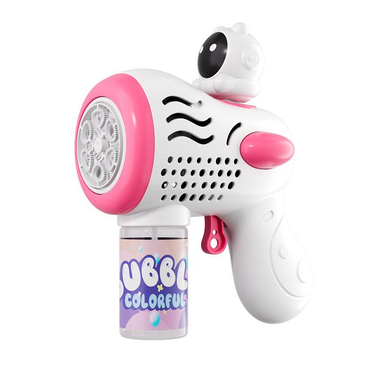 Fully Automatic Children Bubble Machine Watertight Handheld Bubble Gun Space Astronaut Blowing Bubble Machine Toy