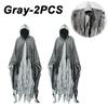Halloween Cloak Witch Cloak Grim Reaper Costume Cloak Haunted House Costume Dress Up Horror Trick Costume Props