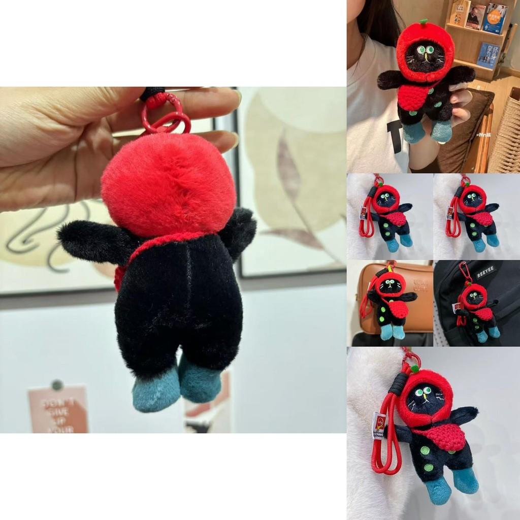 Cute Cat Plush Doll Keychain Premium Quality Short Plush Ideal For Collectors And Gifts