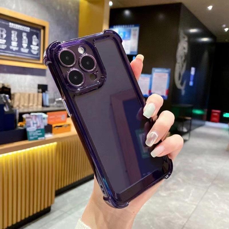 

Подходит для чехла для мобильного телефона iPhone14Pro Прозрачный Четырехугольный Противоударный Apple 15 Космический Чехол 13P Акриловый Защитный Чехол iPhone 15Plus