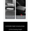 Car Armrest Cover Leather With Tissue Storage Memory Foam Height Pad Universal Auto Center Armrest Protective Cushion Support