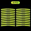 Reflective Strips Car Motorcycle Wheel Hub Stickers Car Styling Decal Sticker For Honda CBR300RR CBR600RR CBR1000RR CBR500R akn256