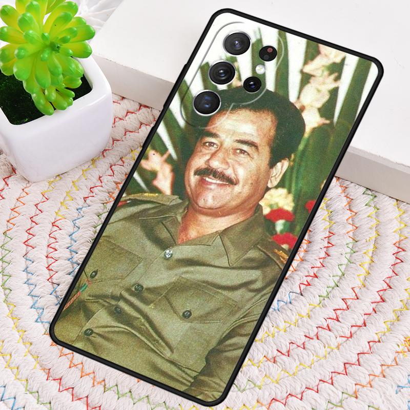 Saddam Hussein Iraq Arabic soft Phone Case For Samsung Galaxy note 10 pro S26 S25 S24 S23 S22 Ultra Plus S21 FE S20 Cover
