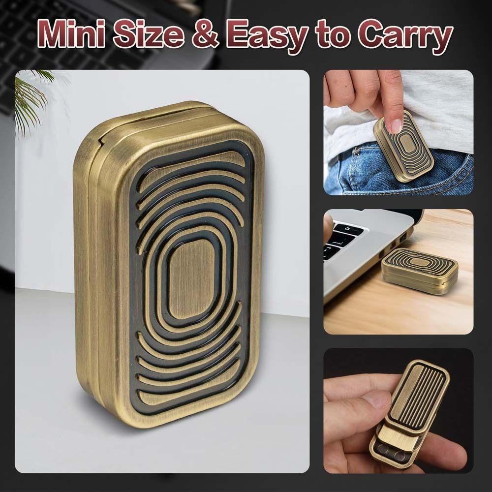 Camera Shaped Fidget Slider Triple Push Metal Fidget Toy Adult Gift Push Card Magnetic  ADHD Autism