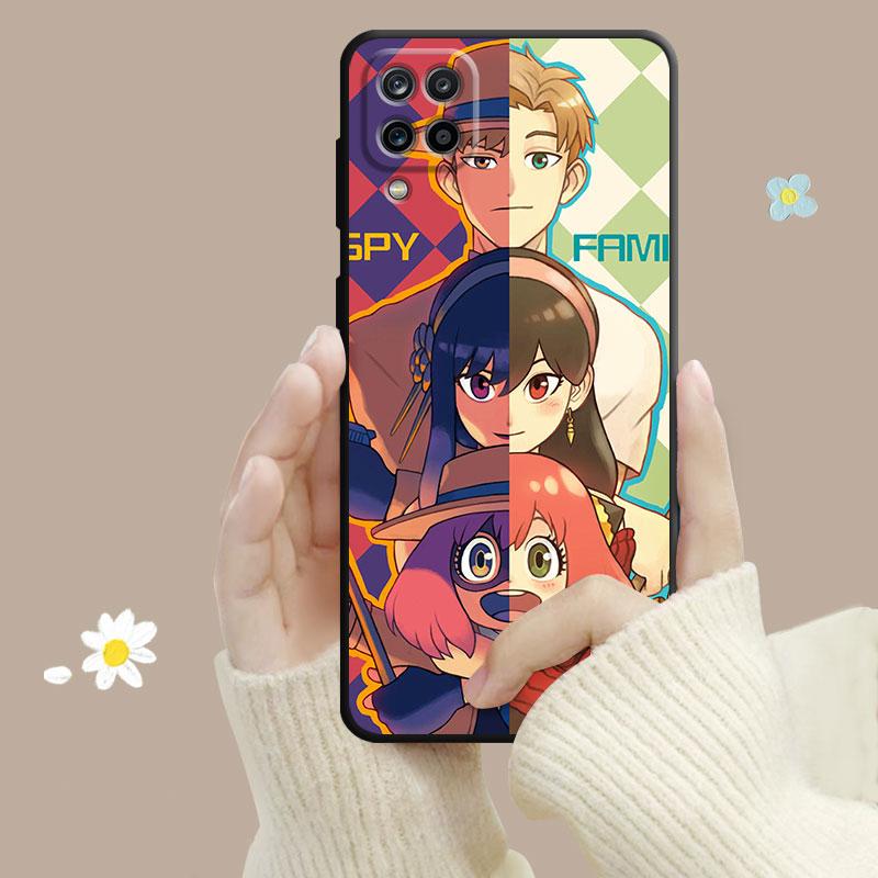 Spy X Family Anya Bright Hair Loid Yor Phone Case For Samsung Galaxy A70 A70s A50 A30s A04s A20s A20e A02 A02s A03 A42 M31 M13