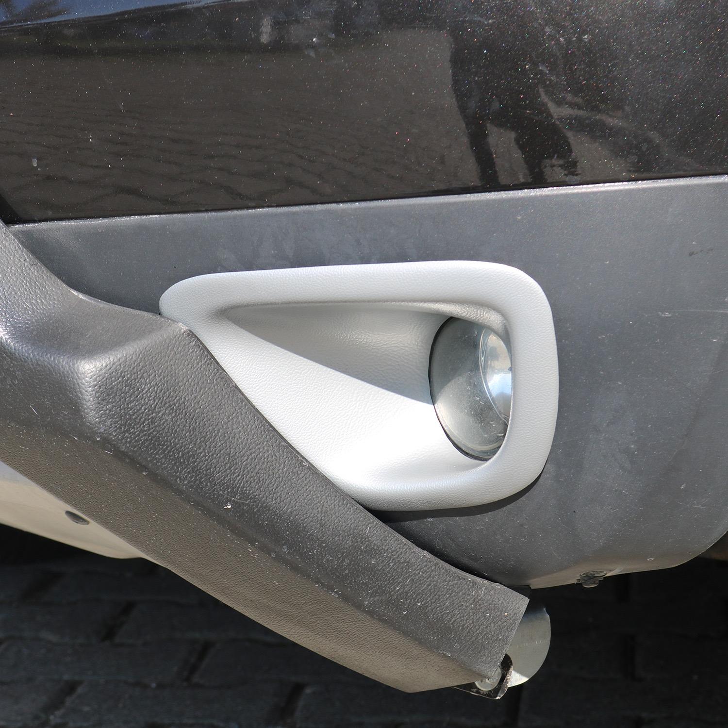 

Covers for fog lights (2 pcs, ABS) for Dacia Duster 2008-2018