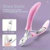 Nagelriemschaartje Manicure Verwijderaar Dode Huid Tang Roestvrij Staal Nagelriemknipper Vingernagel Knipper Siliconen Handvat