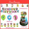 My Singing Monster Birthday Party Decorations Set Flag Balloons Cake Toppers And More
