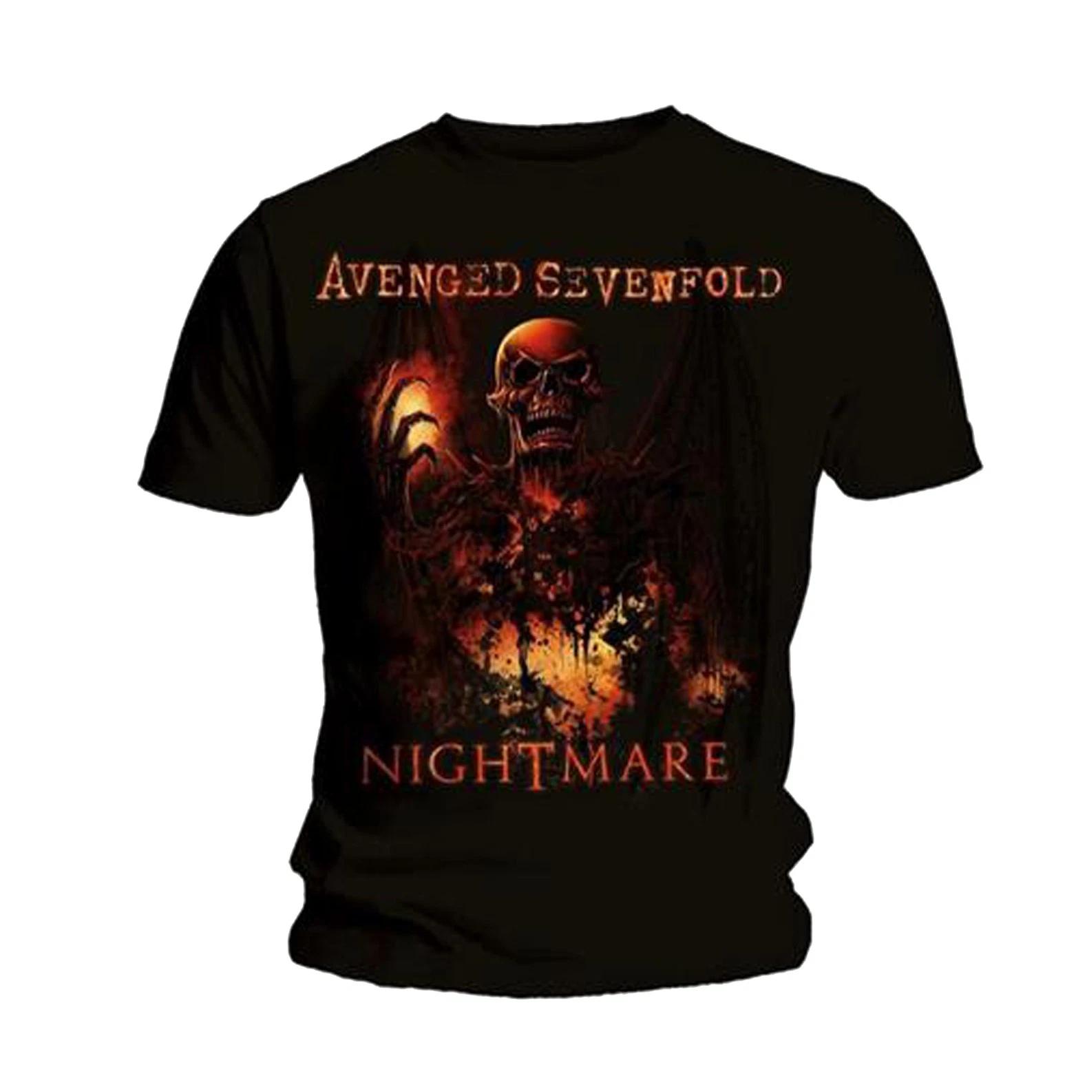 Avenged Sevenfold Hellfire Skeleton Rock Official Mens T-Shirt Unisex XL