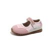 New Spring and Summer Children's Shallow Mouth Casual Korean Style Girls Soft Bottom Leather Shoes