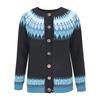 Fair Sweaters For Women Neck Loose Fit Button Up Chunky Sweater Open Front Casual Fall Knit Jacket