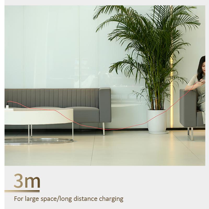 USAMS 2A 1m 2m 3m Micro USB Type C Lightning Phone Charge Data Braided Cable For iPhone 13 12 11 Huawei Samsung Xiaomi Redmi