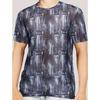 T-shirt a maniche corte casual estiva da uomo giovane alla moda sportiva stampata larga europea-americana