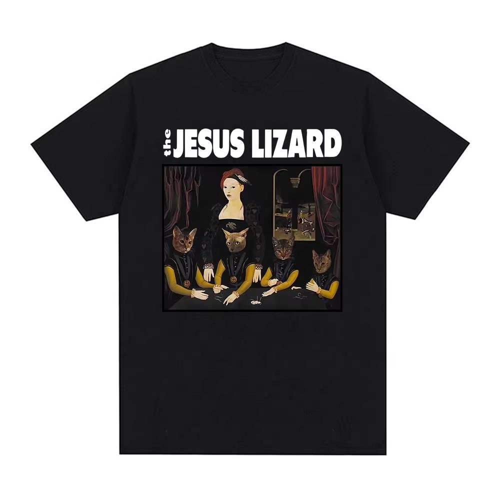 

The Jesus Lizard Limited Edition Graphic T Shirts Men Women Fashion Gothic Summer Short Sleeve T Shirt Cotton Oversized T-shirts S разноцветный