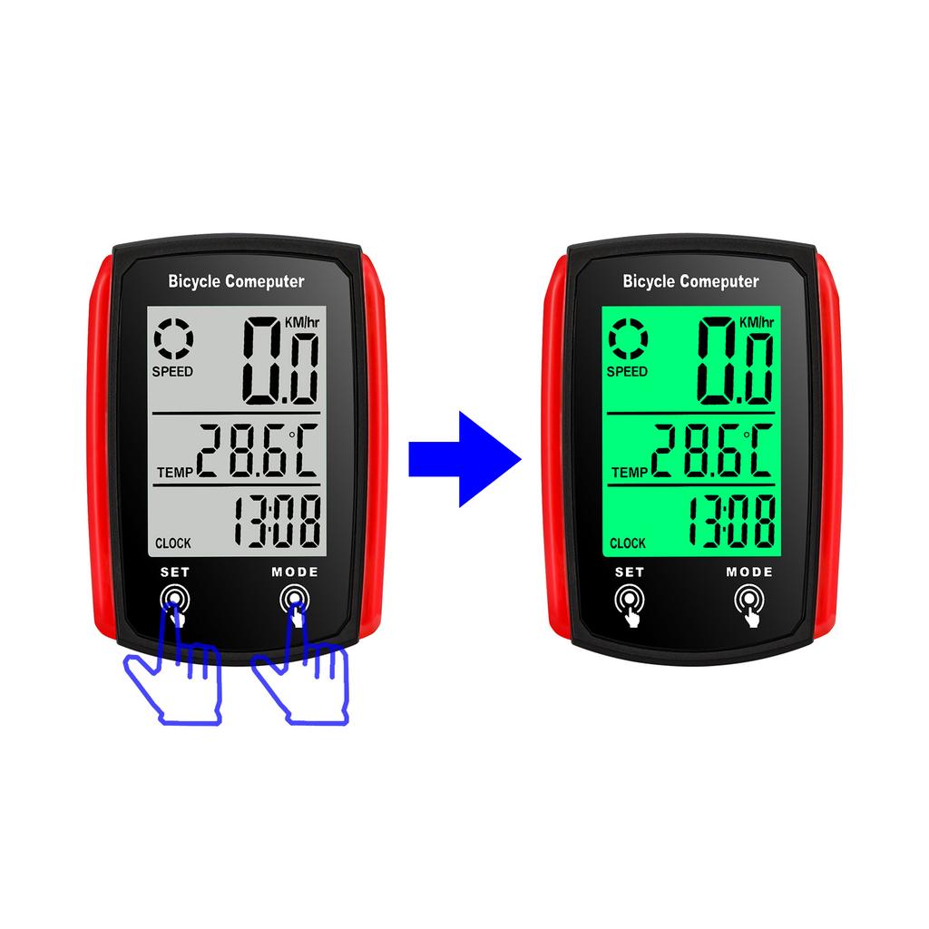 Bike Computer Bicycle Odometer LCD Screen Wired Cycling Speedometer Mountain Bike Speedo Meter Bike Accessories2