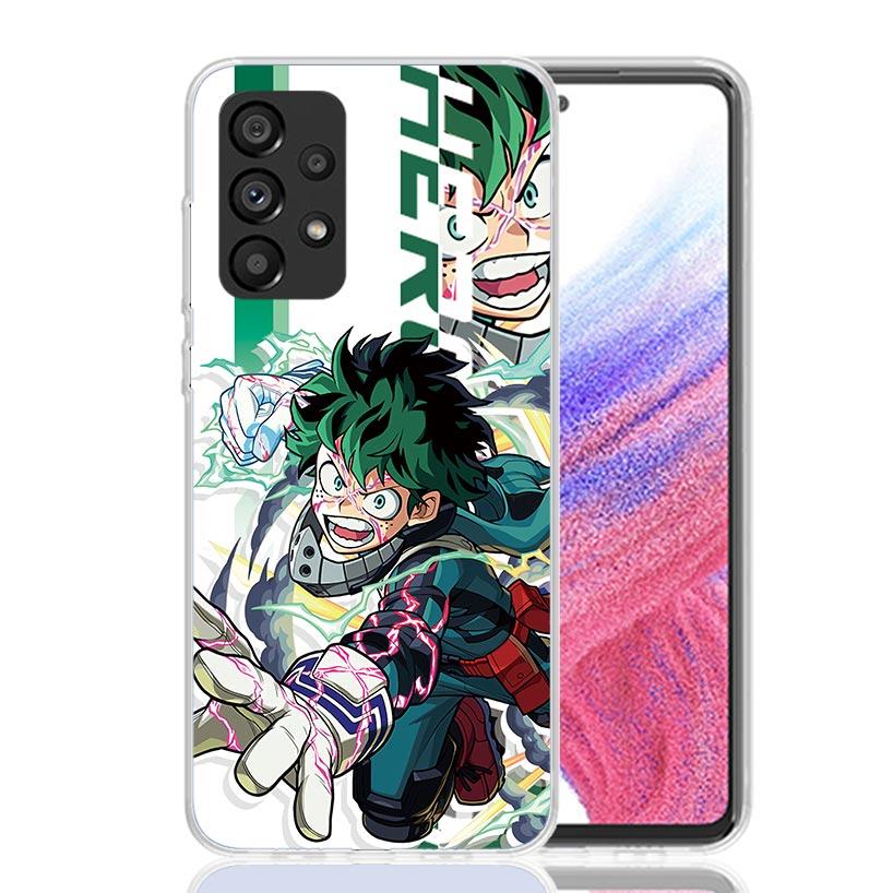 

My Hero MHA Art Phone Case For Samsung Galaxy A14 A15 A13 A12 A54 A55 A53 A52 A04S A24 A25 A23 A22 A34 A35 A33 A32 A03S A02S Samsung A25
