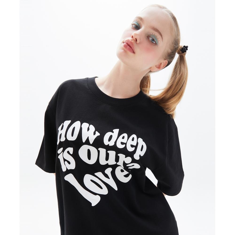 

LUV IS TRUE PY OVERFIT LUV TEEBLACK