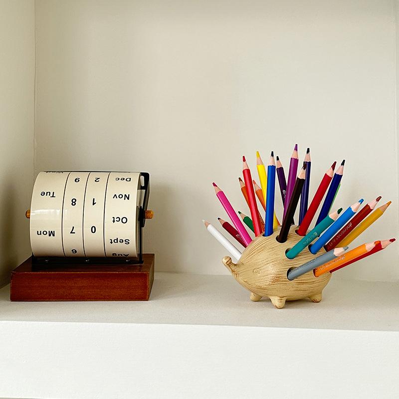 Niedlicher Kreativer Igel Stifthalter Stifteaufbewahrungsbox Schüler Schreibtisch Büro Schreibtisch Ornamente