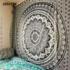 Mandala Bohemian Yoga Mat Plážový ručník Šátek Deka Indiánská závěsná tapiserie