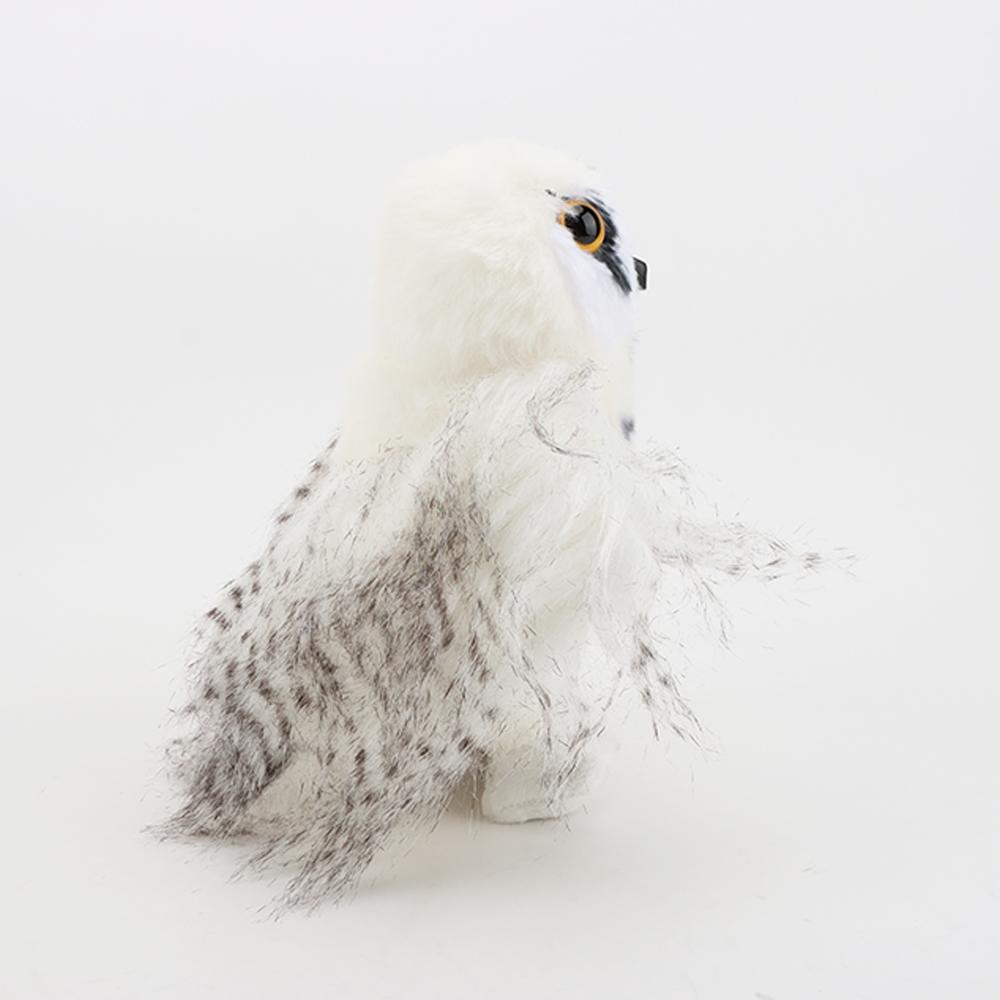 20cm Peluche Gufo Bianco Cartone Animato Morbidi Animali Ripieni Carini Aquila Bianca Peluche Giocattoli per Bambini Decorazioni per la Casa Regali di Compleanno per Ragazze