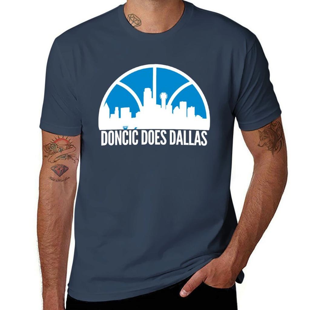 Doncic Does Dallas Tshirt Durable Work Wear Tshirt