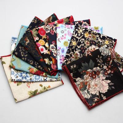 British Retro Pattern Pocket Square, Men'S Suit, Pocket Towel, Handkerchief, Dress Chest Towel, Handkerchief.