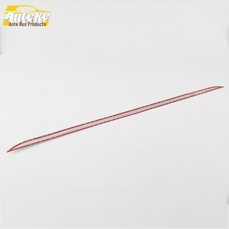 16 Qashqai Tailgate Trim: Trunk Bright Strip & Rear Bumper Scuff Plate.