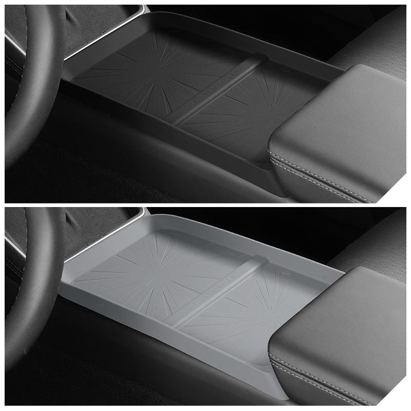 For Tesla Model Y L 2026 Accessories Center Console Pannel Storage Organizer Tray Model 3 2025 Y Juniper YL Phone Glasses Holder