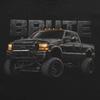 Brute Lifted Truck T-Shirt – Off Road 4x4 Heavy Duty Pickup Garage Graphic Tee