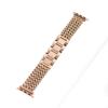 Heart Weave Stainless Steel Watch Band for Apple Watch iWatch 12/11/10/Ultra/SE Metal Replacement Strap Silver