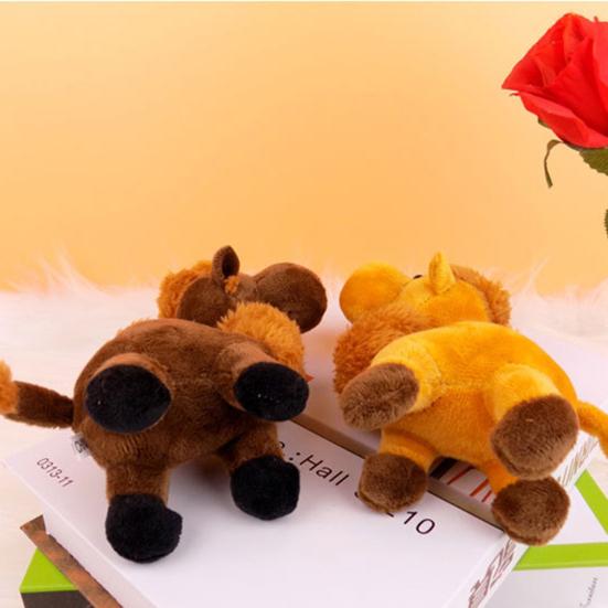 Doll Lifelike Cuddly Soft Animal Baby Key Chain Toy for Kids