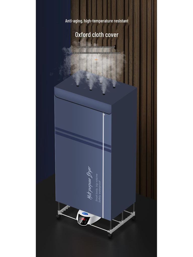Remote Control Dual-Layer Clothes and Shoe Dryer with Timer