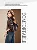 D.F.DEAR Relaxed Drop-Shoulder Stand Collar Casual Women's Jacket