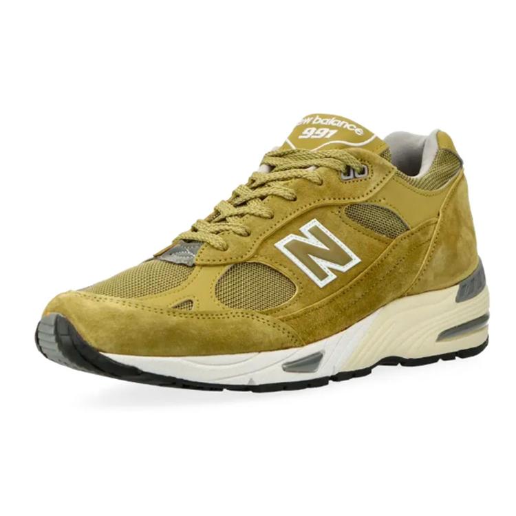 New New Balance 991 MiUK Green Moss Cloud Cream M991GGW
