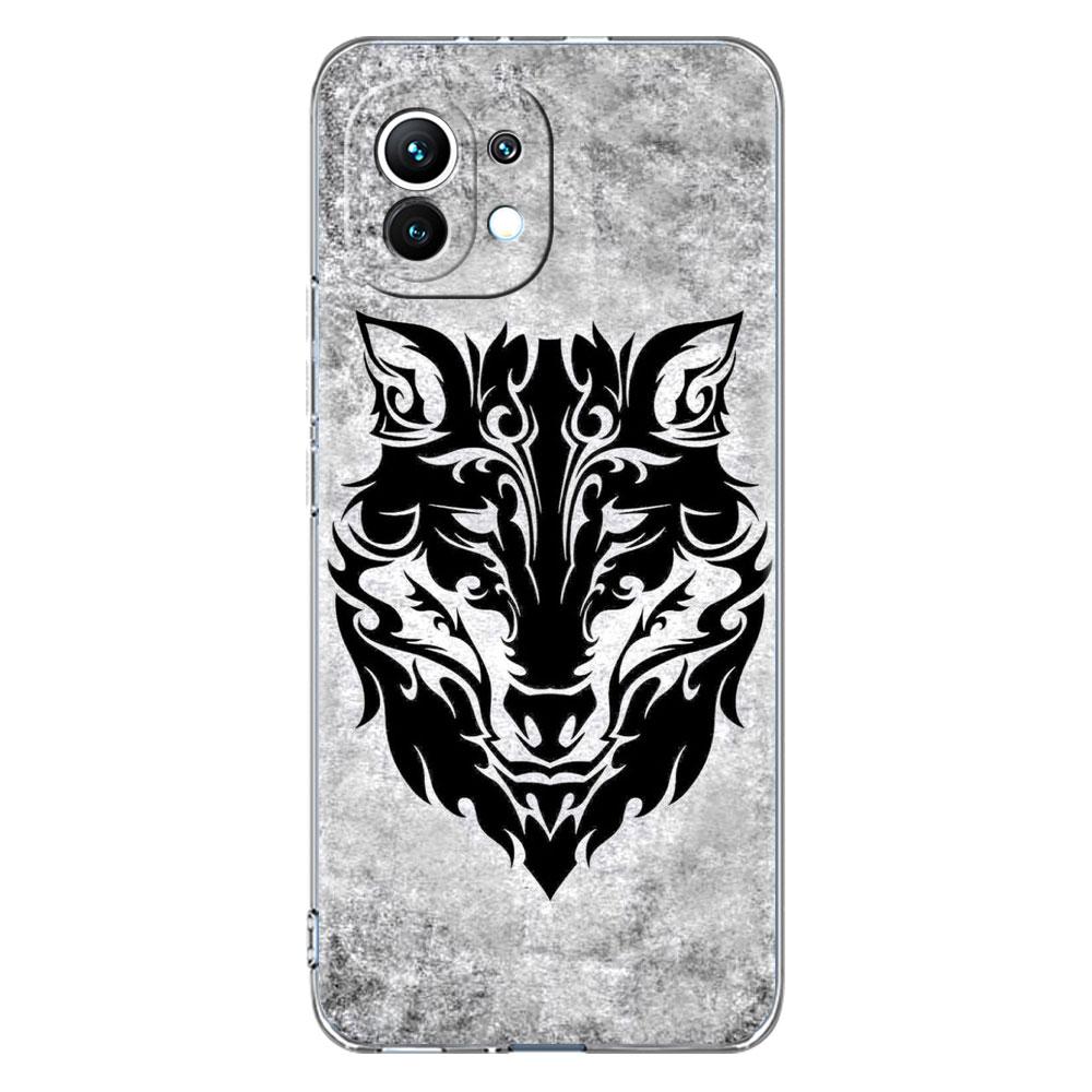Clear Case For Xiaomi Mi Poco X3 NFC M3 Pro F3 F1 11 Lite 12 Note 10 11T 9T Transparent Phone Cover Lion Tiger Wolf