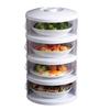 Stackable Food Insulation Cover Dust Proof Portable for Home Kitchen Storage Box