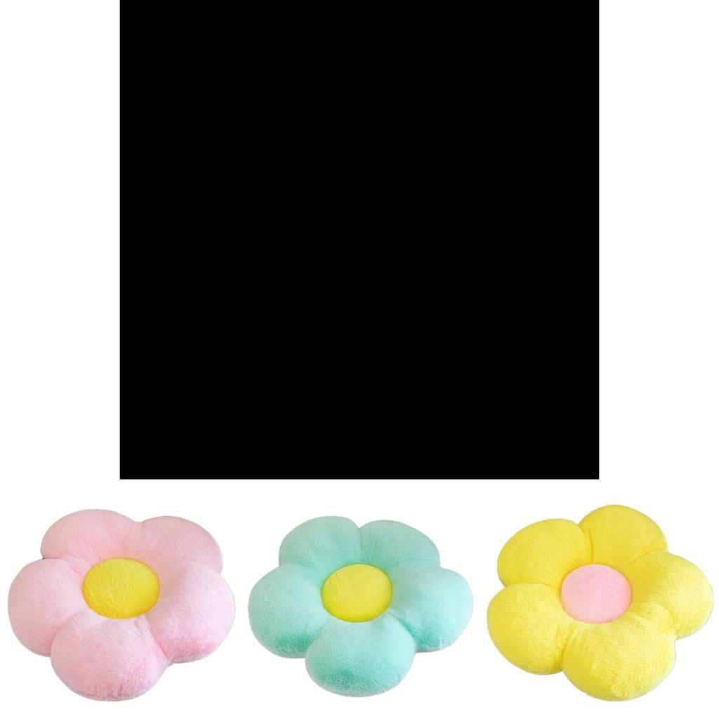 Plüsch-Sonnenblumenkissen Weiches und langlebiges blumenförmiges Sitzpolster
