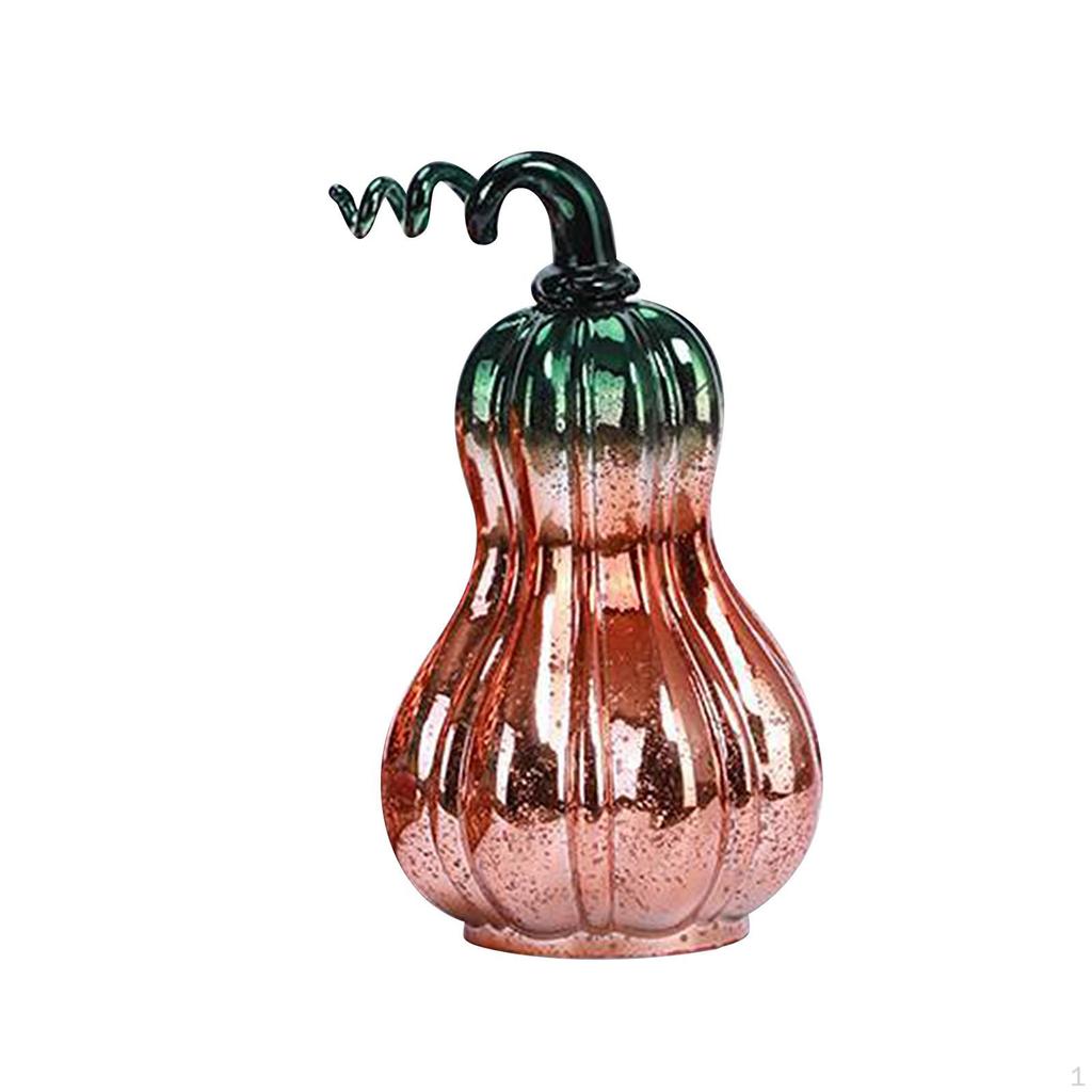 Julpynt Pumpafigur Festival Glasblåst Staty Skulptur