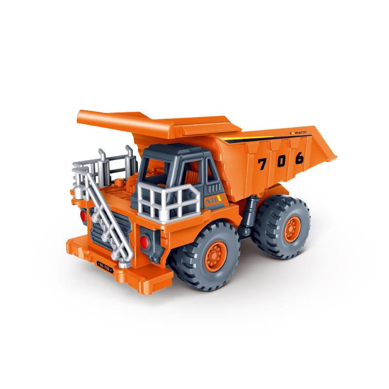 Children's Toys Inertial Mining Engineering Inertial Power Sliding Driving Model Cars, Small Gifts And Prizes For Kindergartens