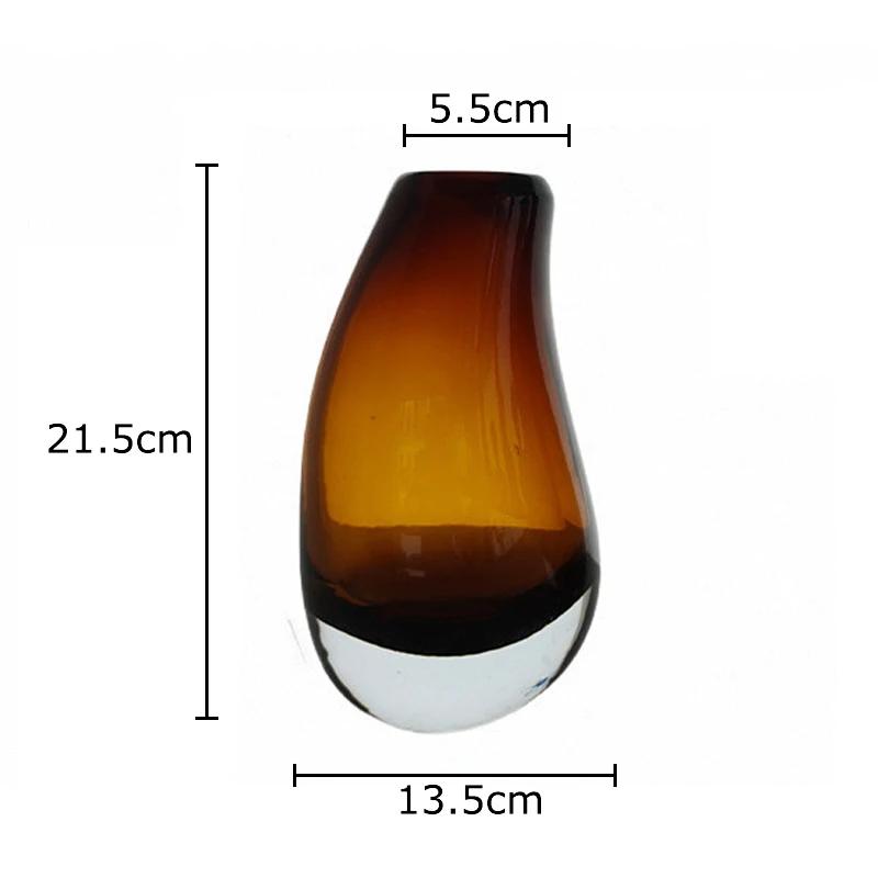 Transparent Double Layered Glass Vase Hydroponic Flower Pots Desk Decoration Flower Arrangement Floral Vase Room Aesthetic Decor