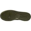 (GS) Air Jordan 1 Mid 'Black White Olive' Kids' DQ8423-092