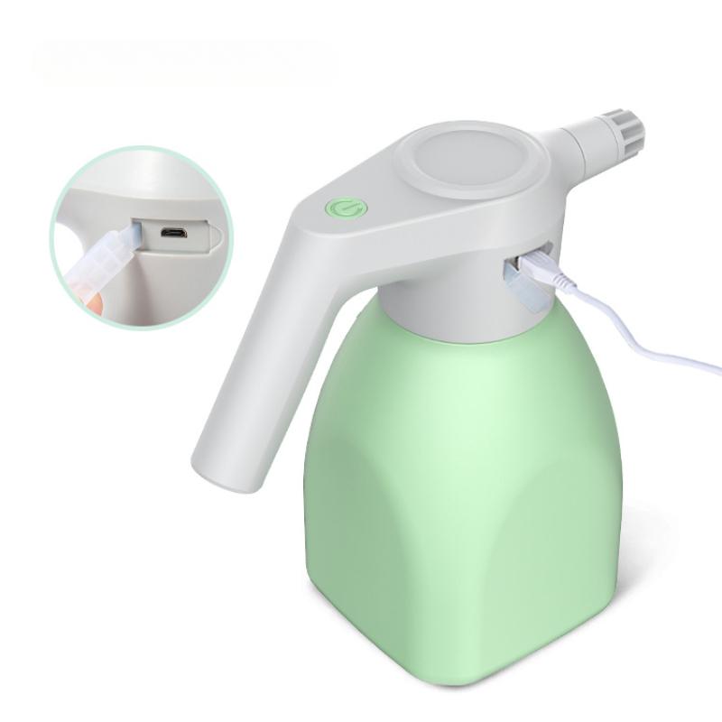 USB Rechargeable 1.5-2L Electric Cordless Water Bottle Sprayer Durable Automatic Mister for Plants and Gardens