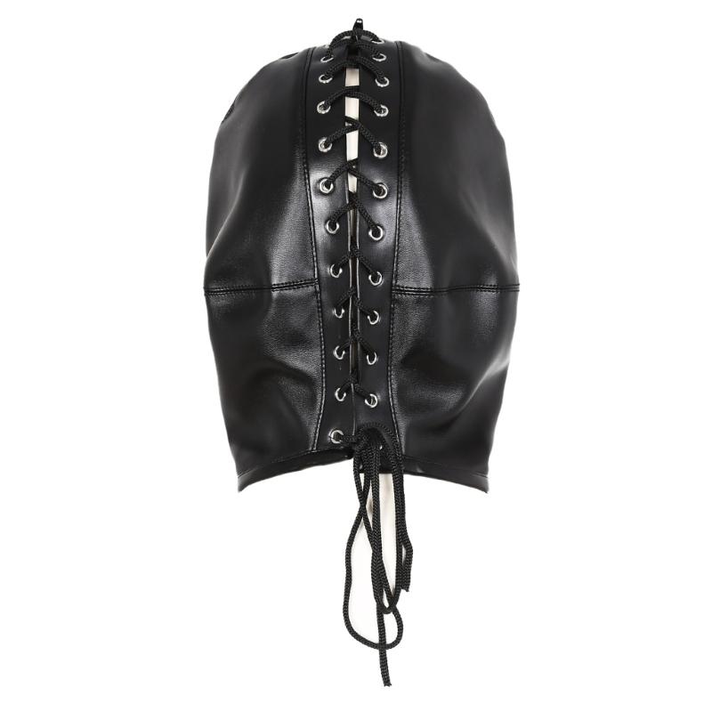 Full Head Mask Nightclub Face Mask Black Headgear Masquerades Party Headwear Stage Performances Costume Sexy Headpiece