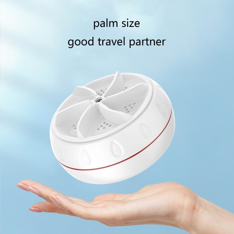 Portable Turbo Washers Mini Washing Machine Ultrasonic Turbine Washing Machine with USB Powered Travel Washers Cleaner