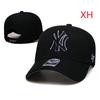 Berretto da baseball unisex 47Brand NY/LA ricamato con visiera rigida - Multicolore